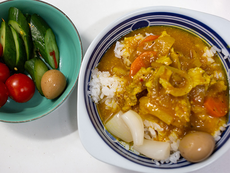 炒め玉ねぎを使ったカレー